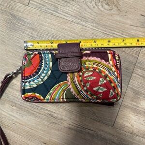 Vera Bradley Colorful Quilted Wristlet